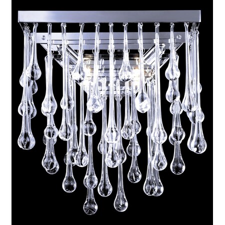 Avenue Lighting Hollywood Blvd. Collection Collection Polish Nickel /Clear Glass Tear HF1801-PN
